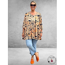 AKH Big Shirt Nami Beige/Oranje